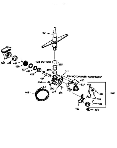 Motor-pump mechanism