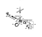 GE GSD2230Z00WW motor-pump mechanism diagram