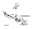 GE GSD4010Z00AA motor-pump mechanism diagram