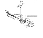GE GSD4030Z00WW motor-pump mechanism diagram