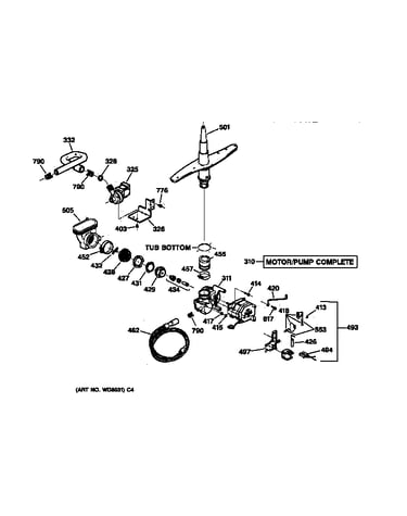 Motor-pump mechanism