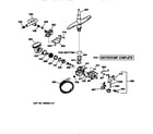 GE GSD4330Z00WW motor-pump mechanism diagram
