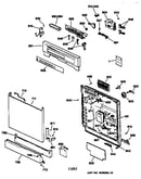 Escutcheon & door assembly