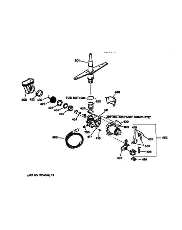 Motor-pump mechanism