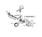 GE GSD3410Z00AA motor-pump mechanism diagram