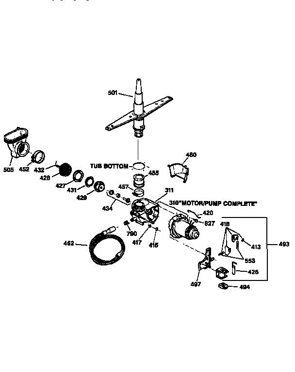Motor-pump mechanism