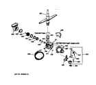 GE GSM2100Z00WH motor-pump mechanism diagram