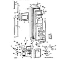 GE TFX30PPZBAA freezer door diagram