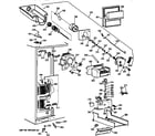 GE TFX30PPZBAA freezer section diagram