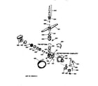 GE GSD900XX02BA motor-pump mechanism diagram