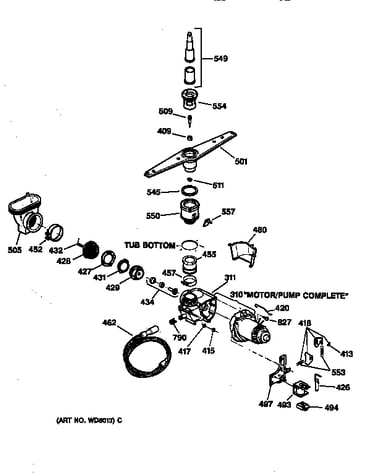 Motor-pump mechanism