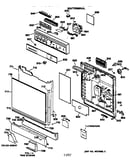 Escutcheon & door assembly