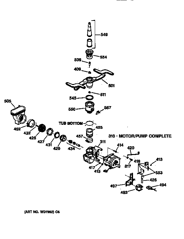 MOTOR-PUMP MECHANISM