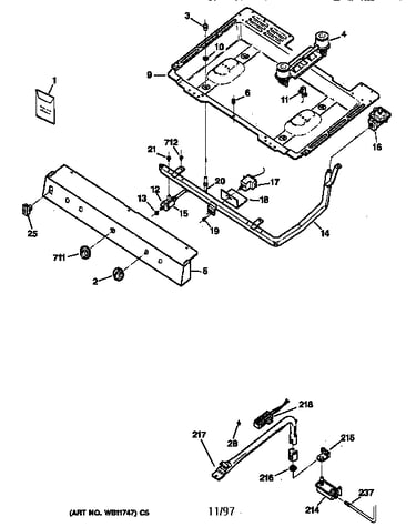 Gas & burner parts