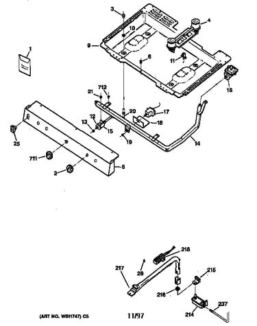 Gas & burner parts