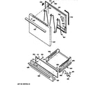 GE JGBS04PPA1AD door & drawer parts diagram