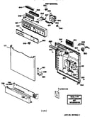 Escutcheon & door assembly