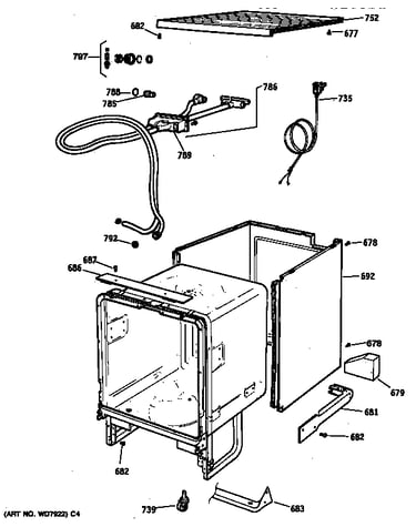Cabinet & external parts
