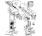 GE TFX30PPZCWW freezer section diagram