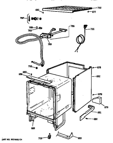 Cabinet & external parts