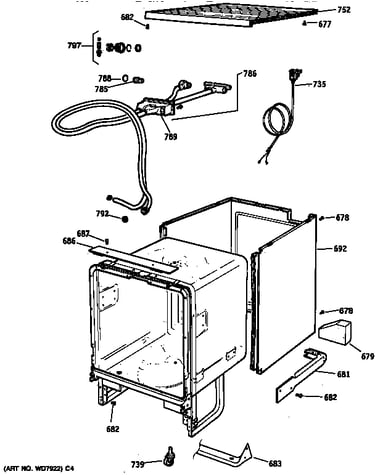 Cabinet & external parts