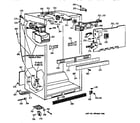 GE TBX18IAZCRAA cabinet parts diagram