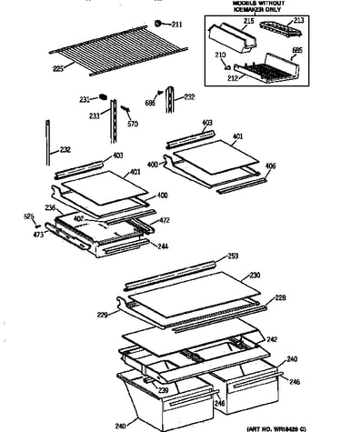 Shelf parts