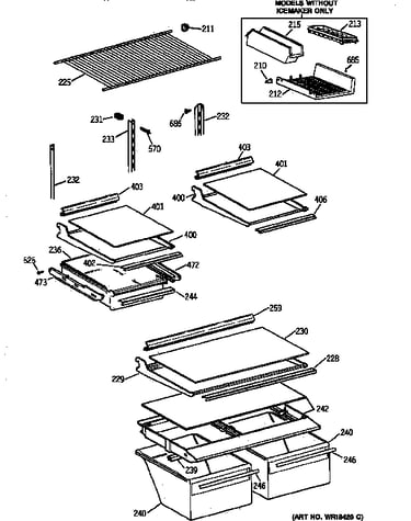Shelf parts