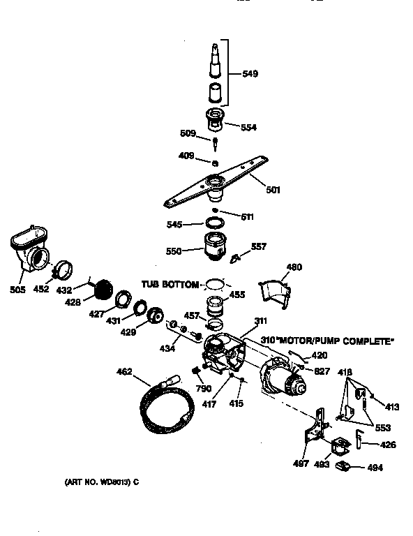 Motor-pump mechanism