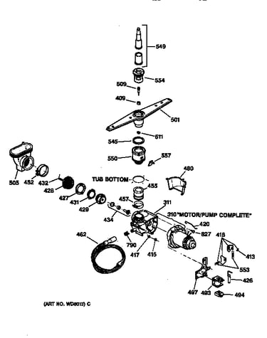 Motor-pump mechanism