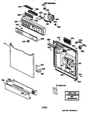 Escutcheon & door assembly