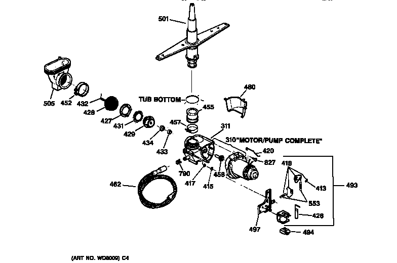 Motor-pump mechanism