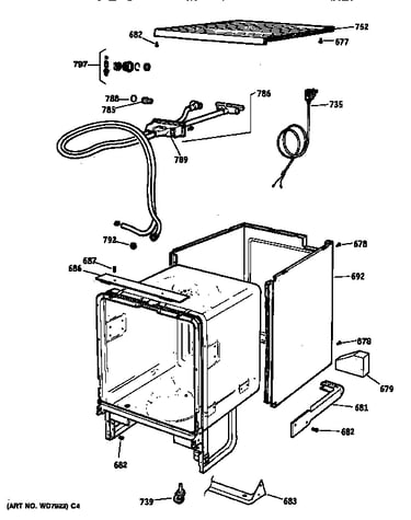 Cabinet & exterior parts