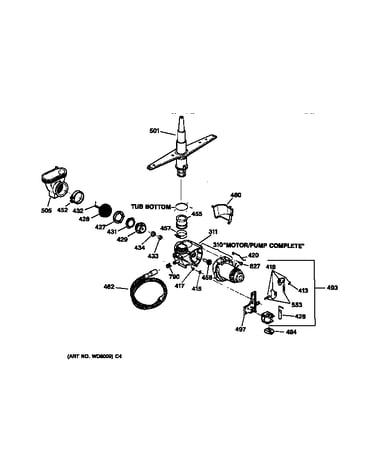 Motor-pump mechanism