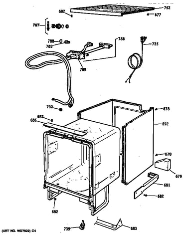 Cabinet & exterior parts