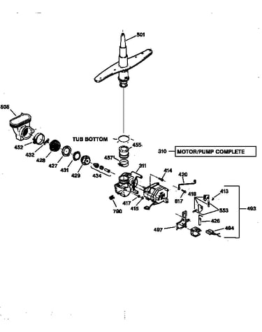 Motor-pump mechanism