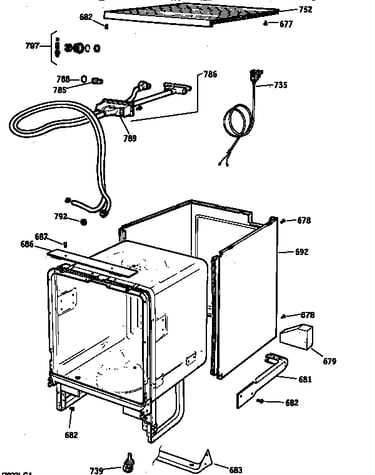 Cabinet & exterior parts