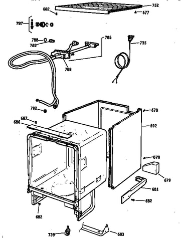 Cabinet & exterior parts