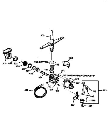 Motor-pump mechanism
