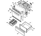 GE JBP26AY2 door & drawer parts diagram