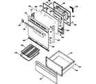 GE JBP26WY2 door & drawer parts diagram
