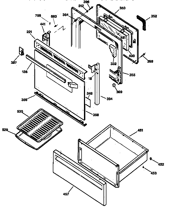 Door & drawer parts