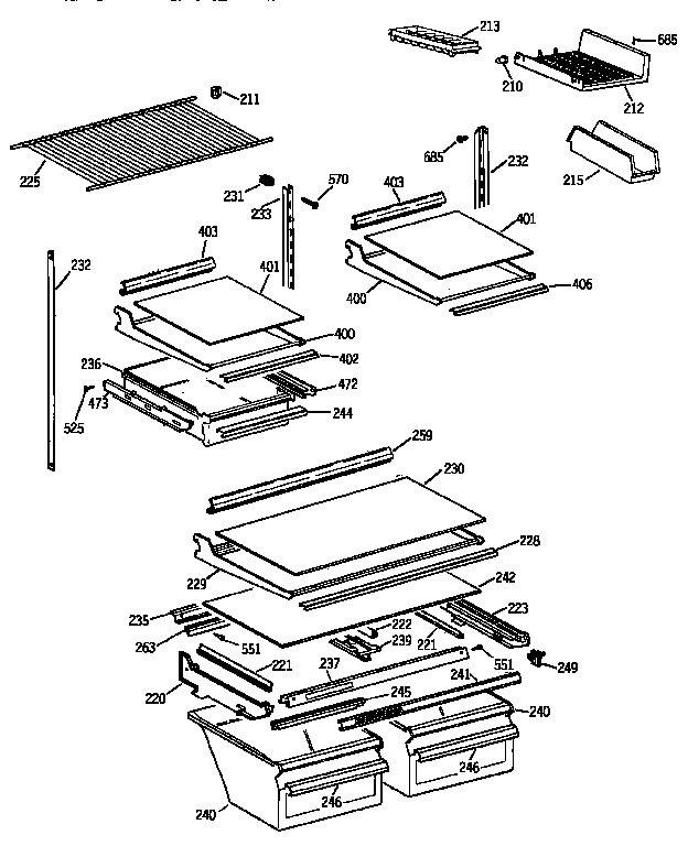 SHELF PARTS