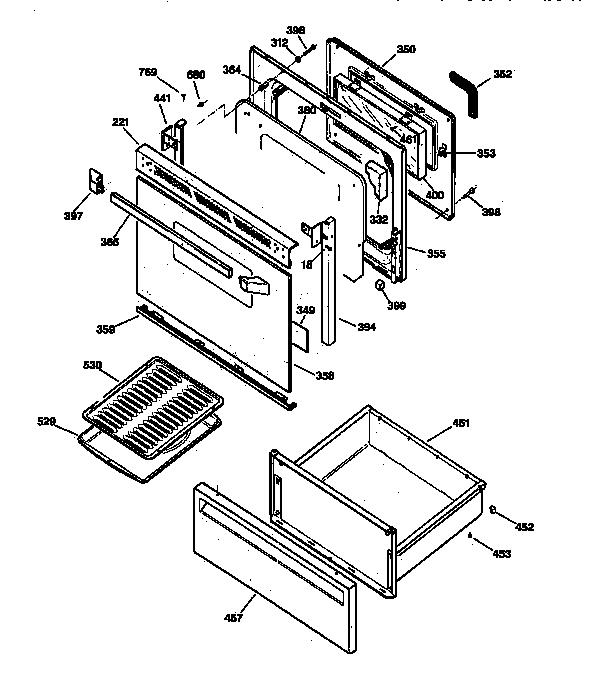 Door & drawer parts