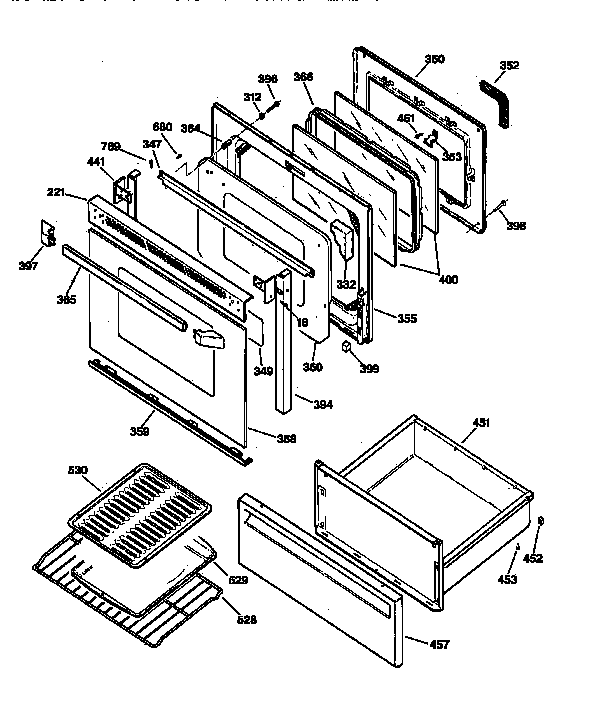 Door & drawer parts