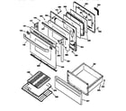 GE JBP79AY2 door & drawer parts diagram