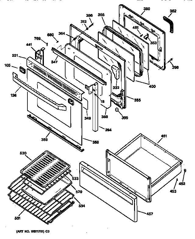 DOOR & DRAWER PARTS
