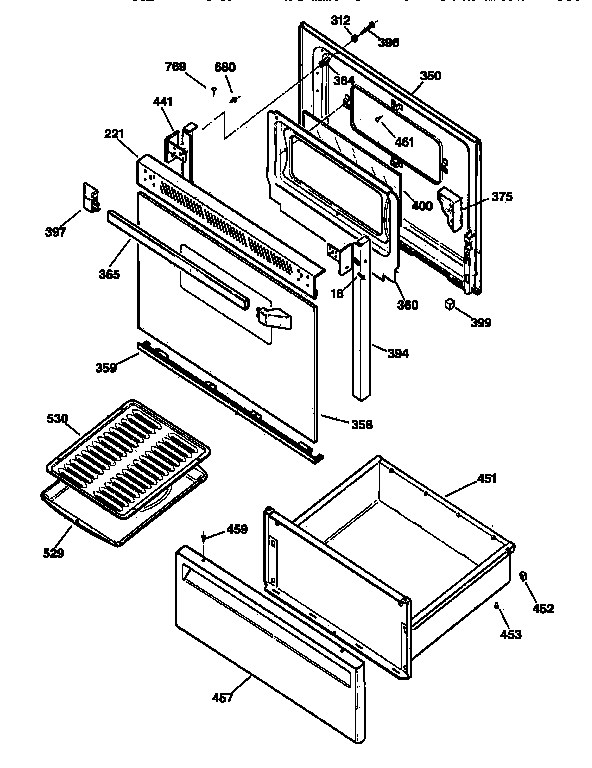 Door & drawer parts