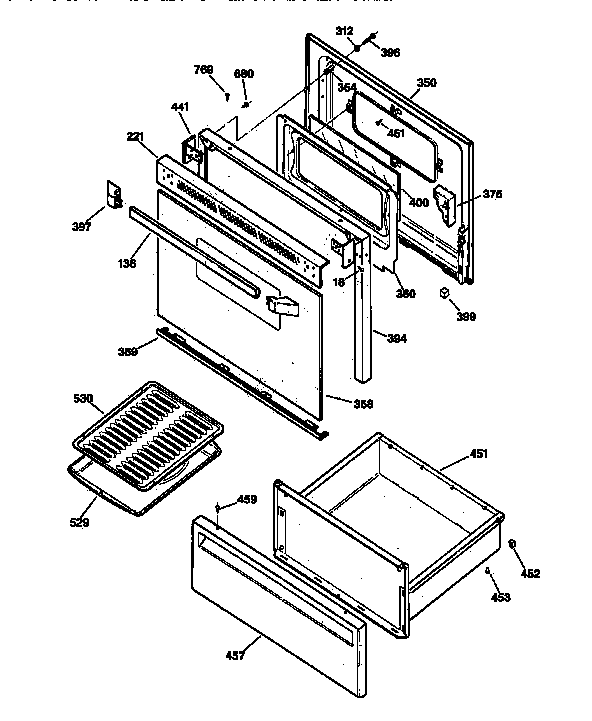 Door & drawer parts
