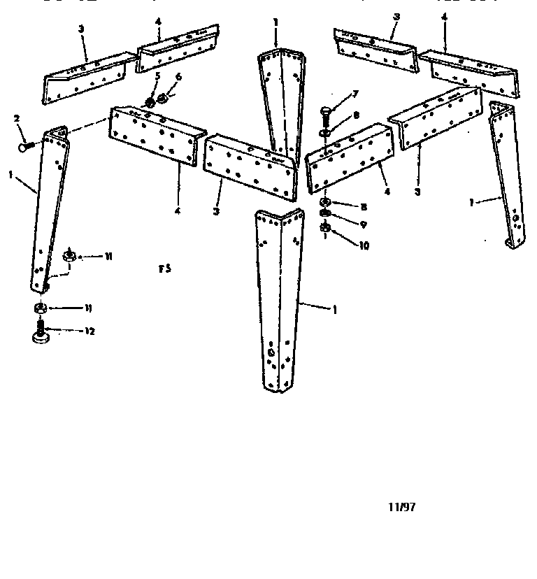 Leg set